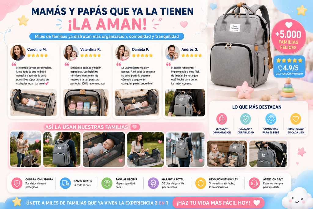 Correas ajustables y ergonomia